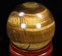 Top Quality Polished Tiger's Eye Sphere #33641-2